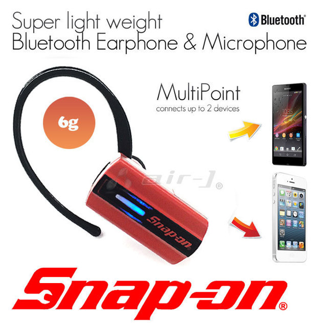 Snap-on(スナップオン) 公式ライセンス 超軽量 わずか6gのBluetooth